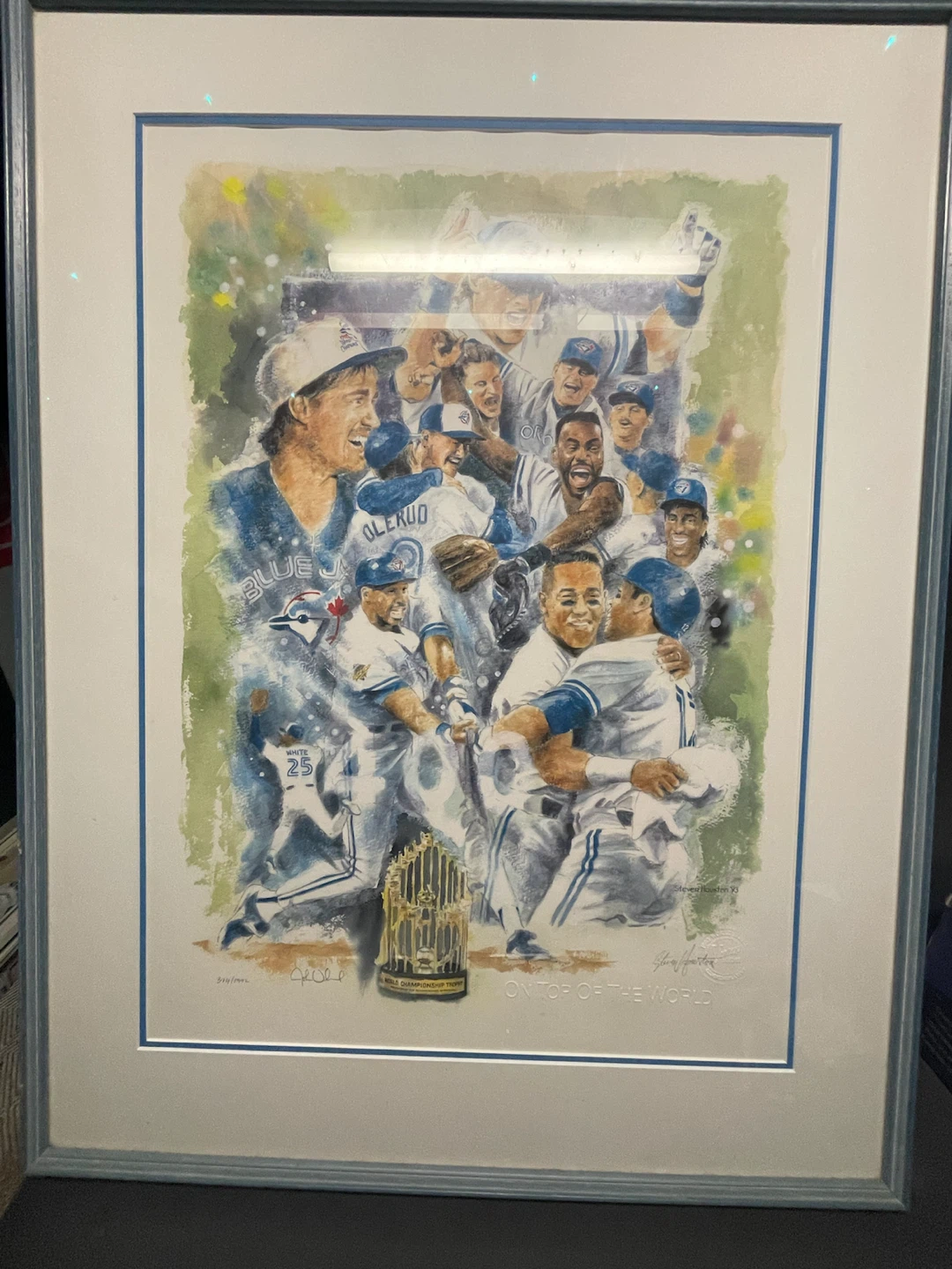 Toronto Blue Jays On Top Of The World Print