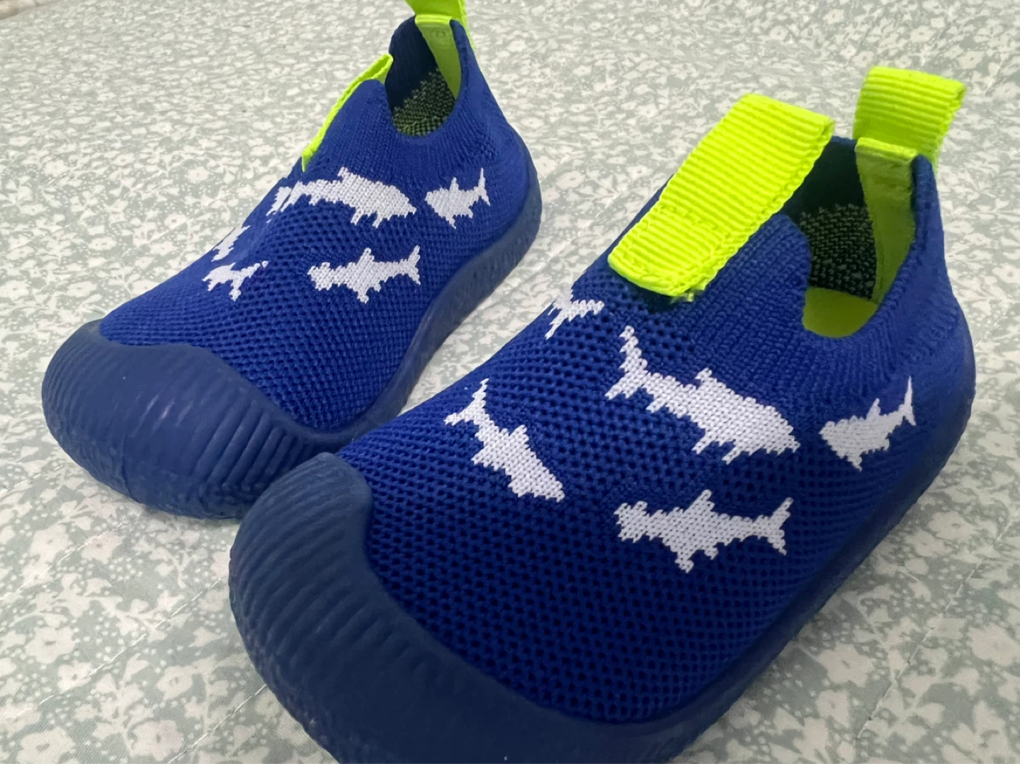 Toddler Blue Shark Slip-On Sneakers - photo 3