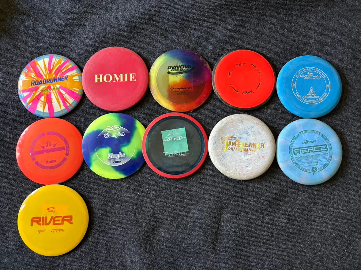 Set of 11 Disc Golf Discs