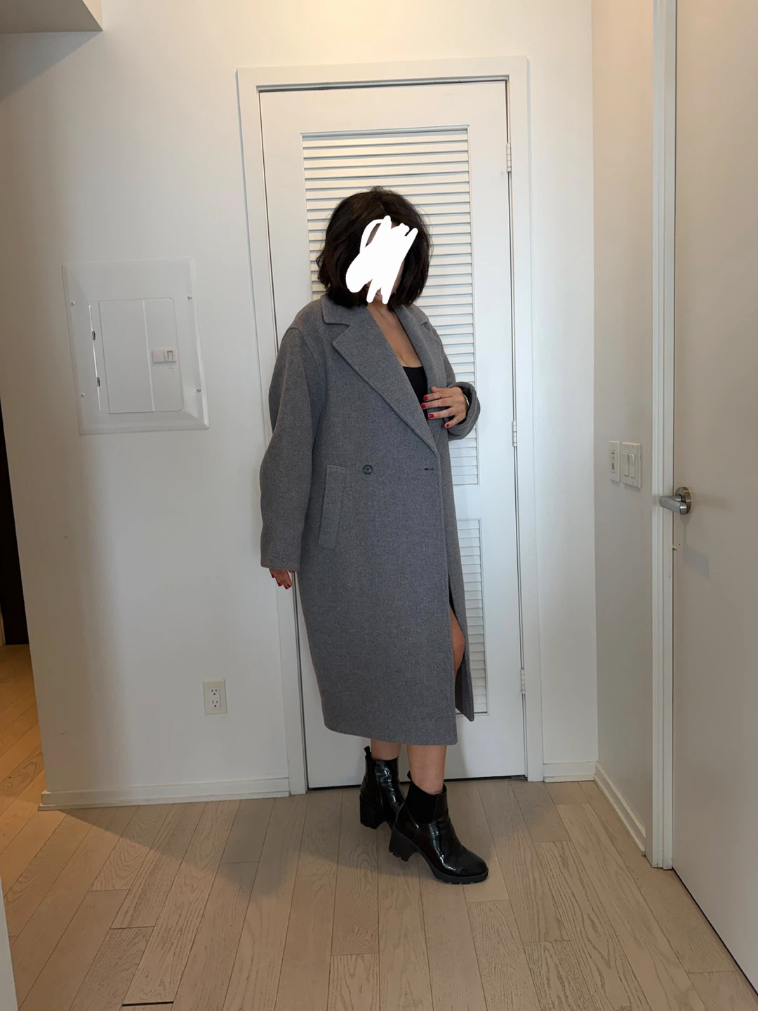 COS grey wool-blend coat - photo 4