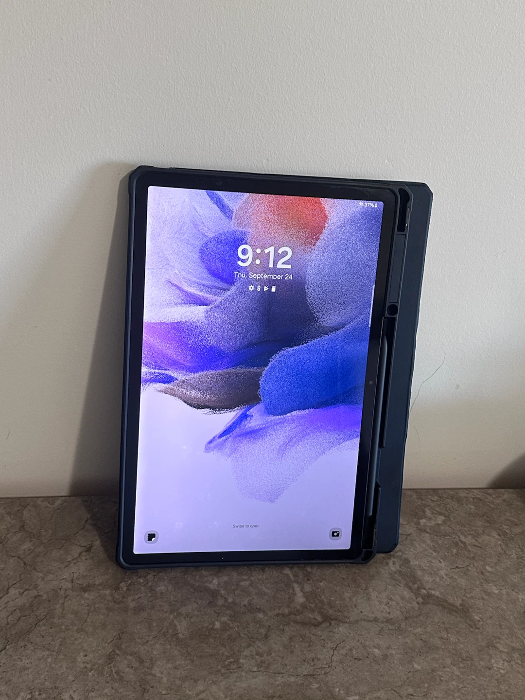 Samsung Galaxy Tab S7 FE with Stylus and Case