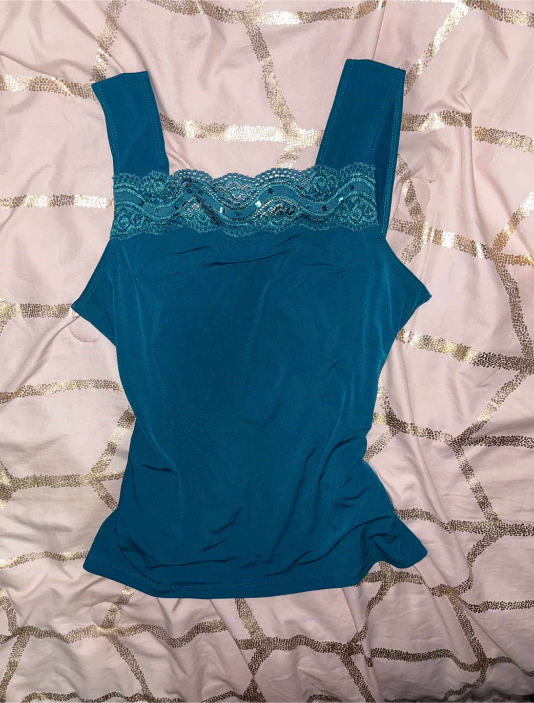 2000s blue top