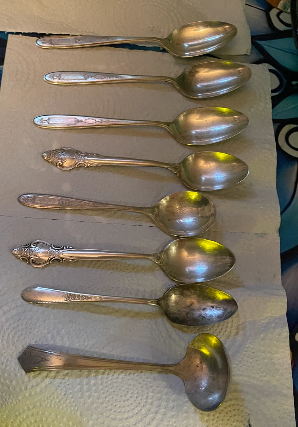 Assorted Vintage Silver Spoons
