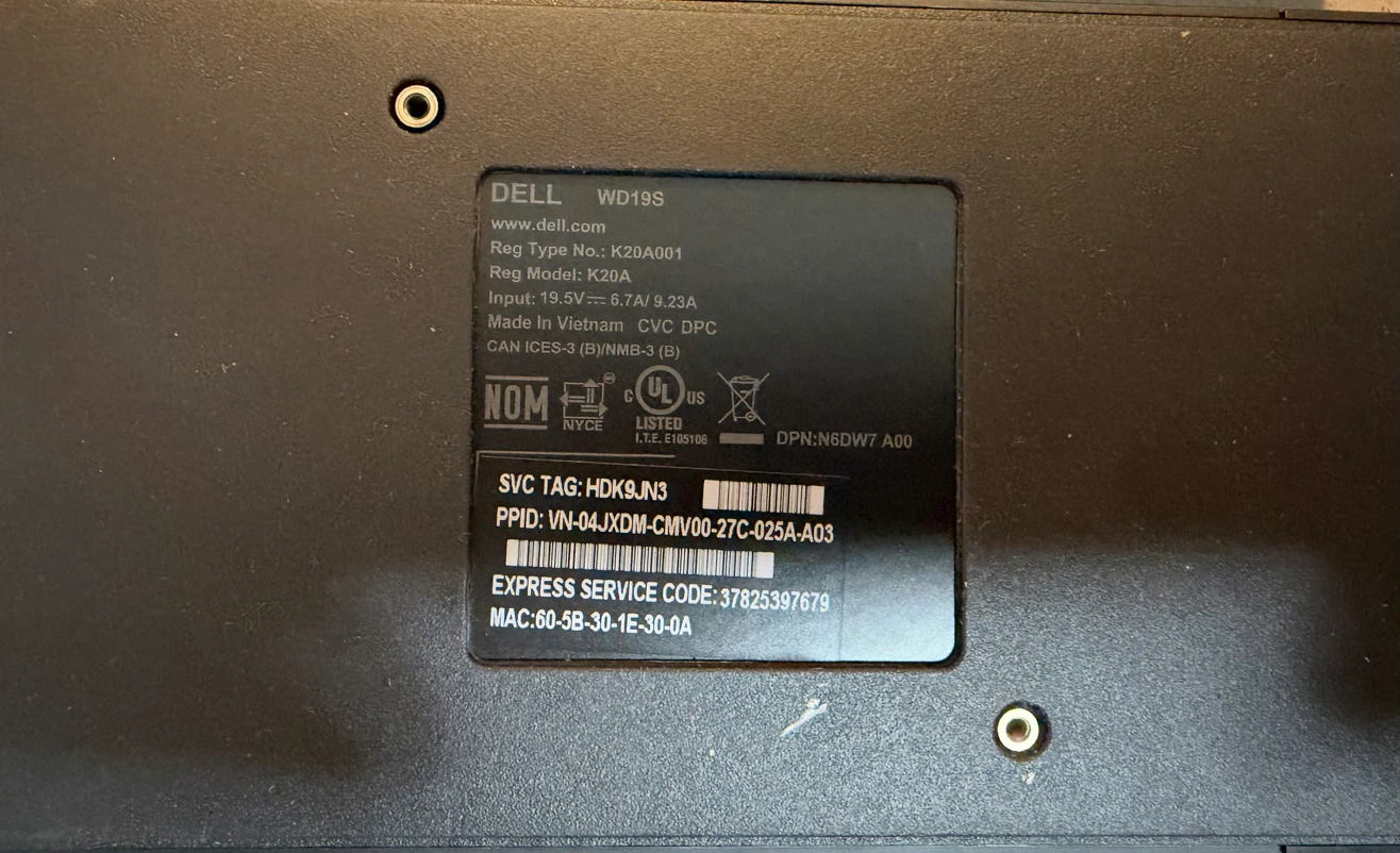 Dell WD19S Docking Station - photo 5