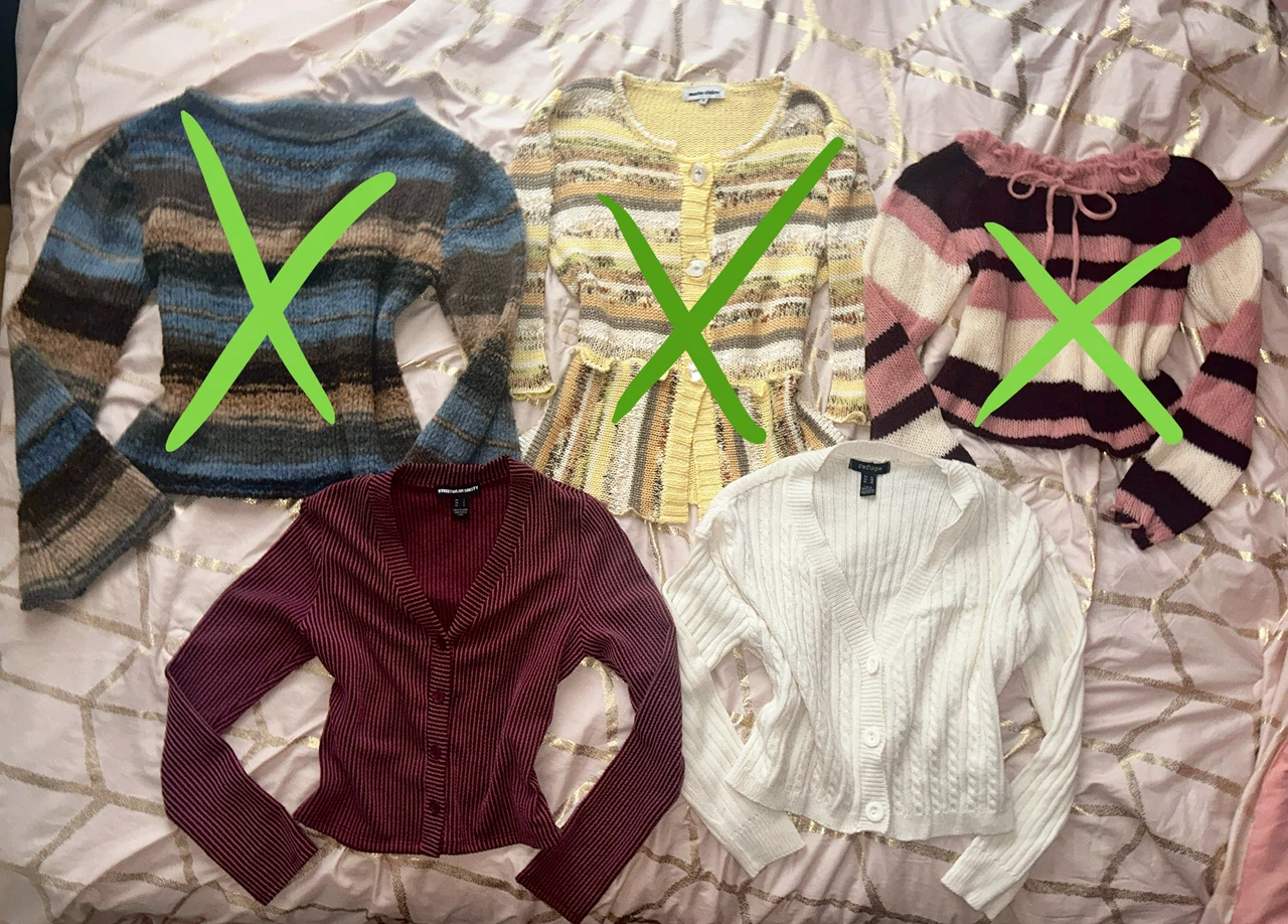 cardigan/sweater bundle