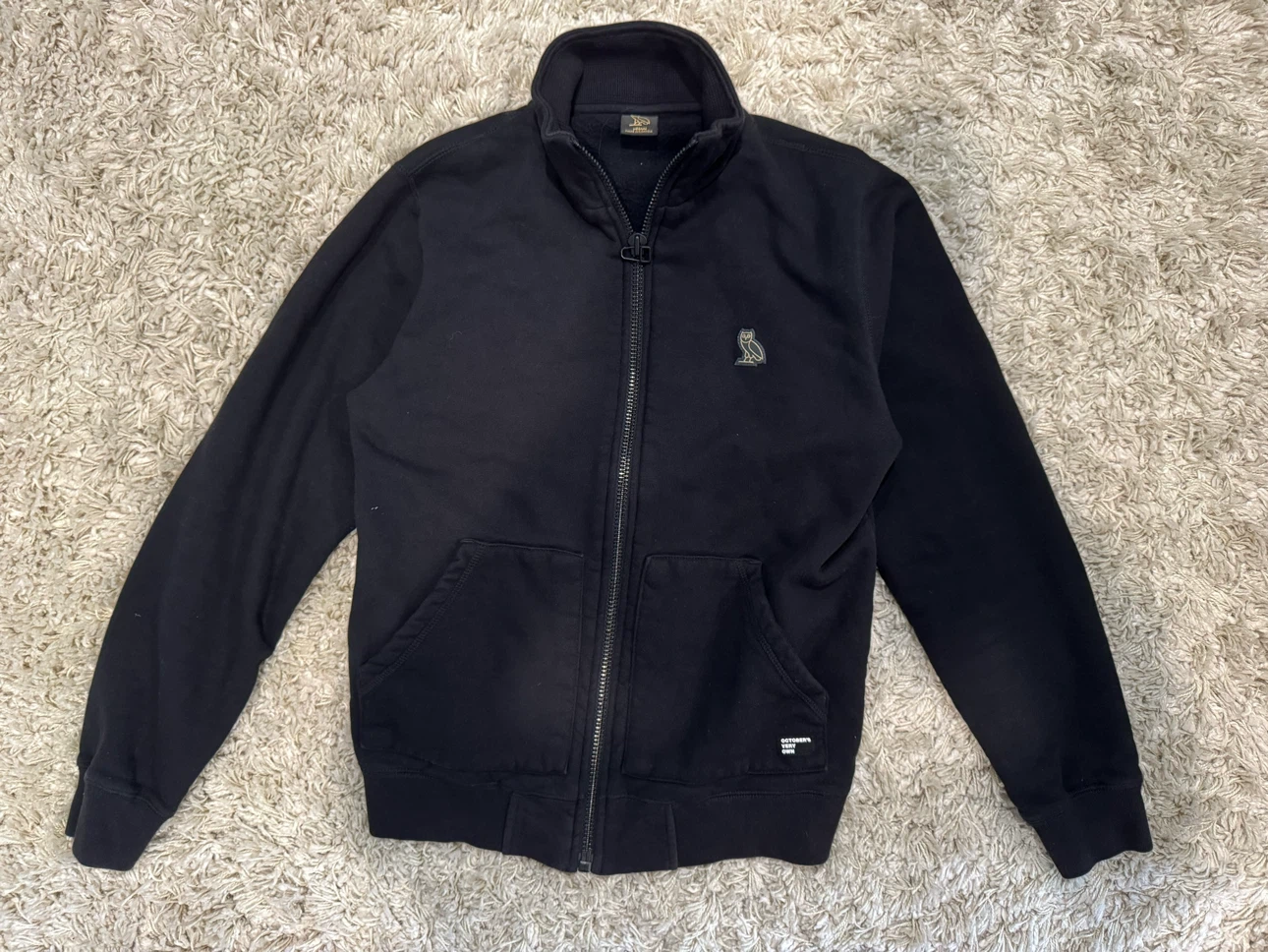 OVO October's Very Own Black Full Zip Jacket