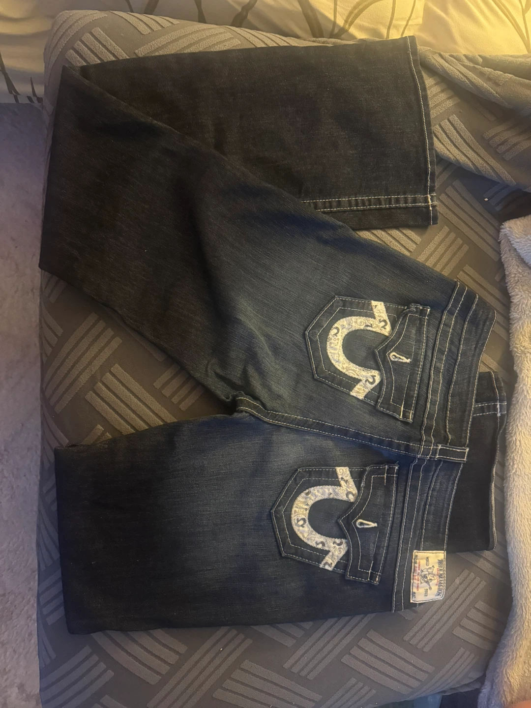 True Religion Brand Jeans Size 33 Boot Cut.