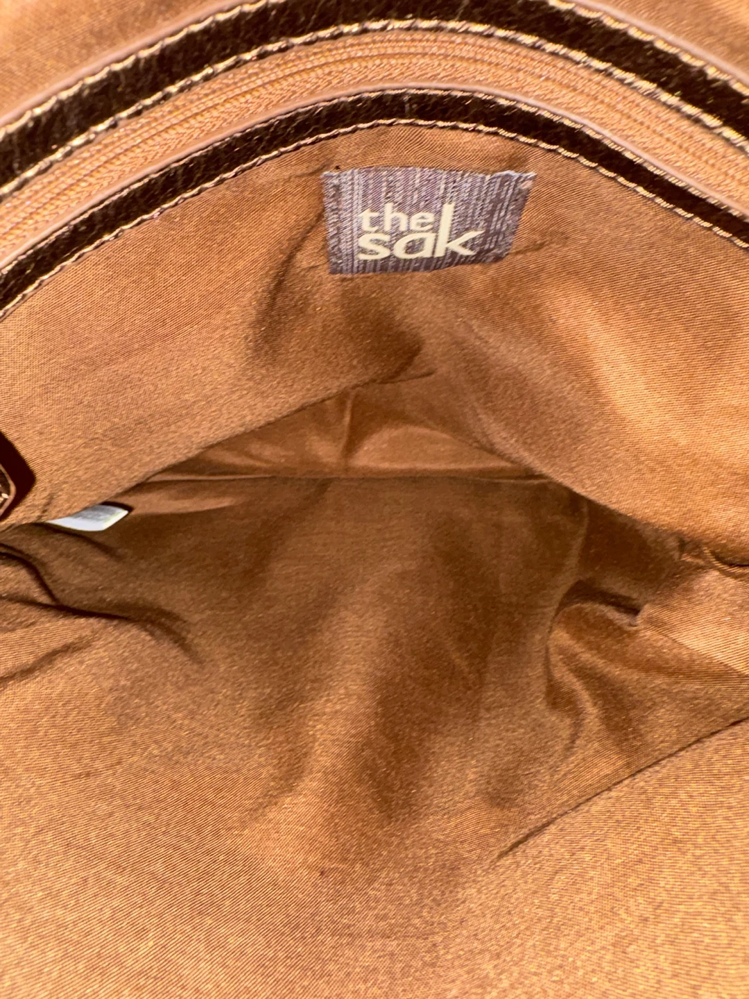 The Sak “Iris” Bronze Metallic Leather Crossbody Bag - photo 3