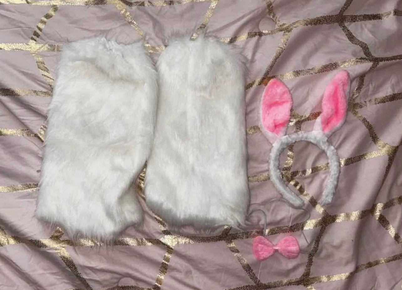 bunny costume props