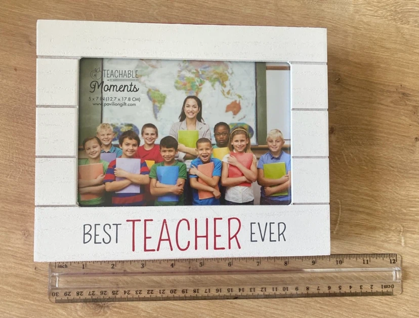 Teachable Moments Best Teacher Ever Photo Frame