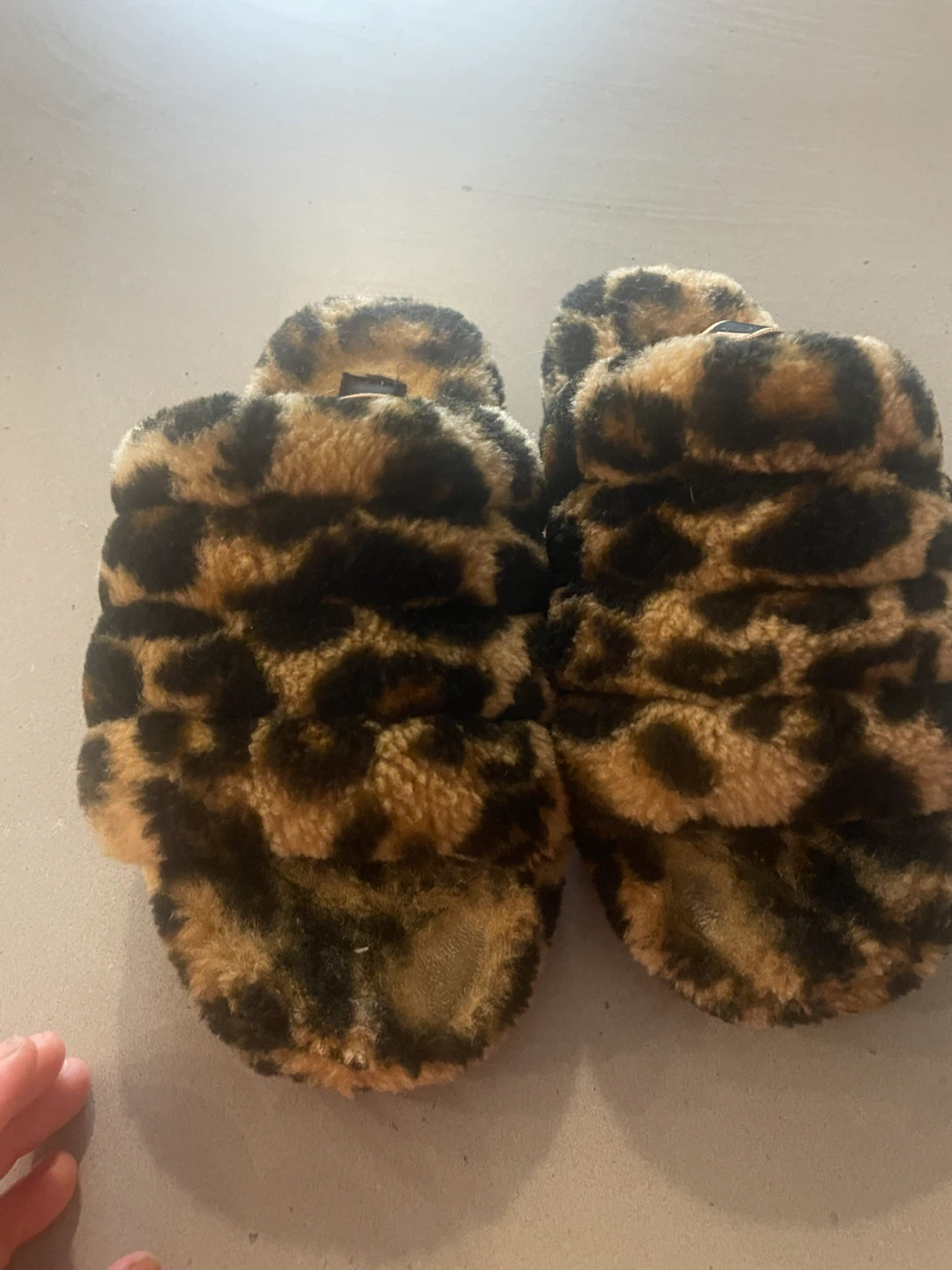 UGG Leopard Print Fluffy Slippers - photo 2