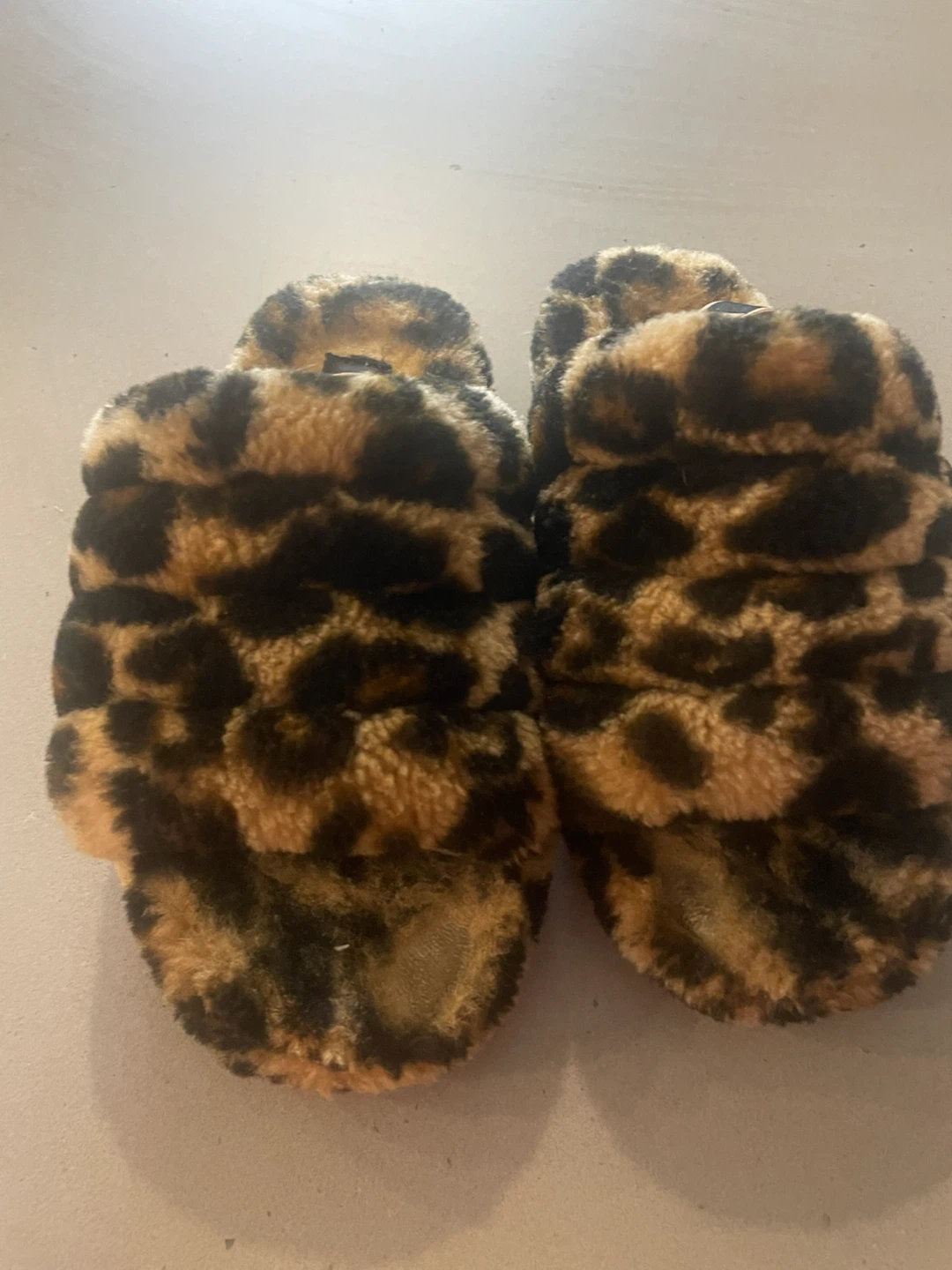 UGG Leopard Print Fluffy Slippers - photo 3