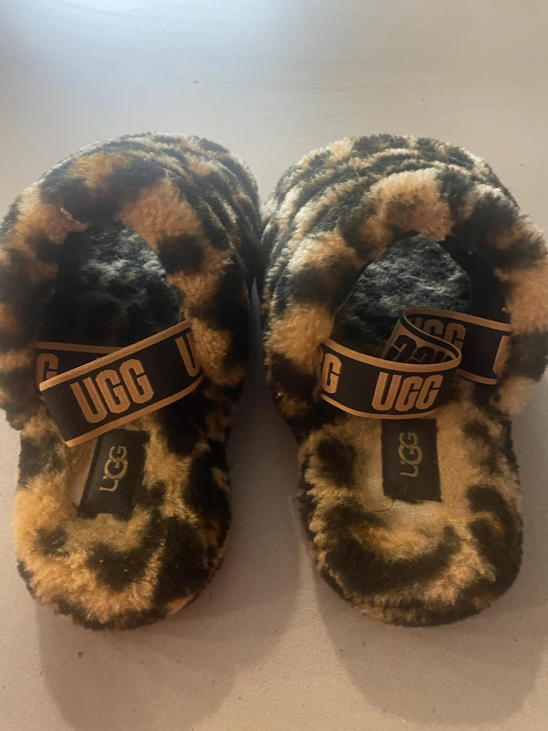UGG Leopard Print Fluffy Slippers - photo 4