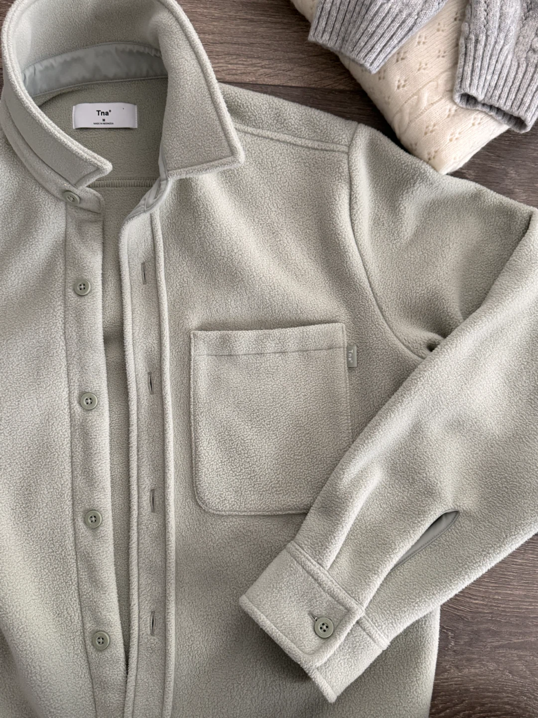 TNA Fleece Button-Up Shirt