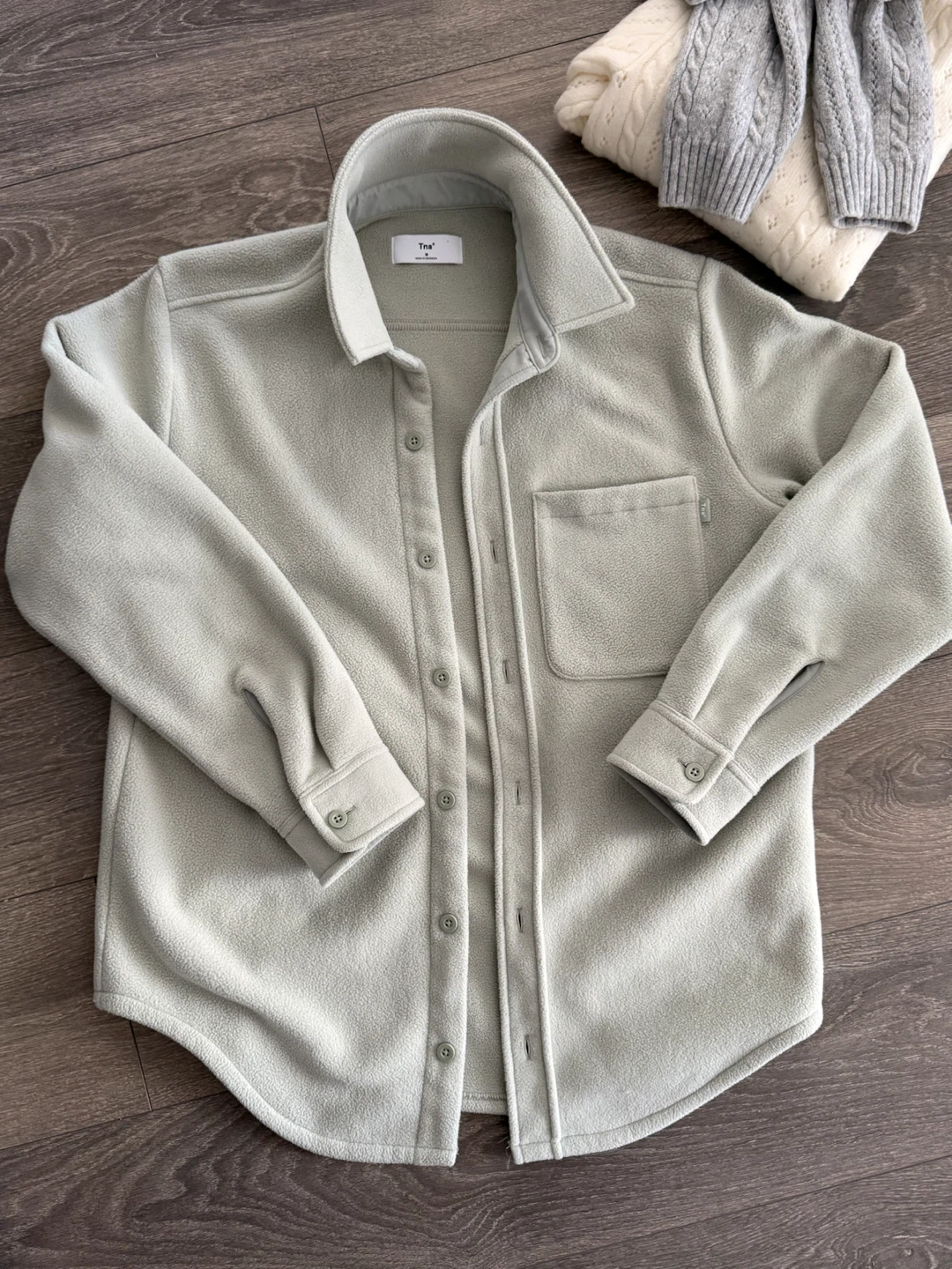 TNA Fleece Button-Up Shirt - photo 2