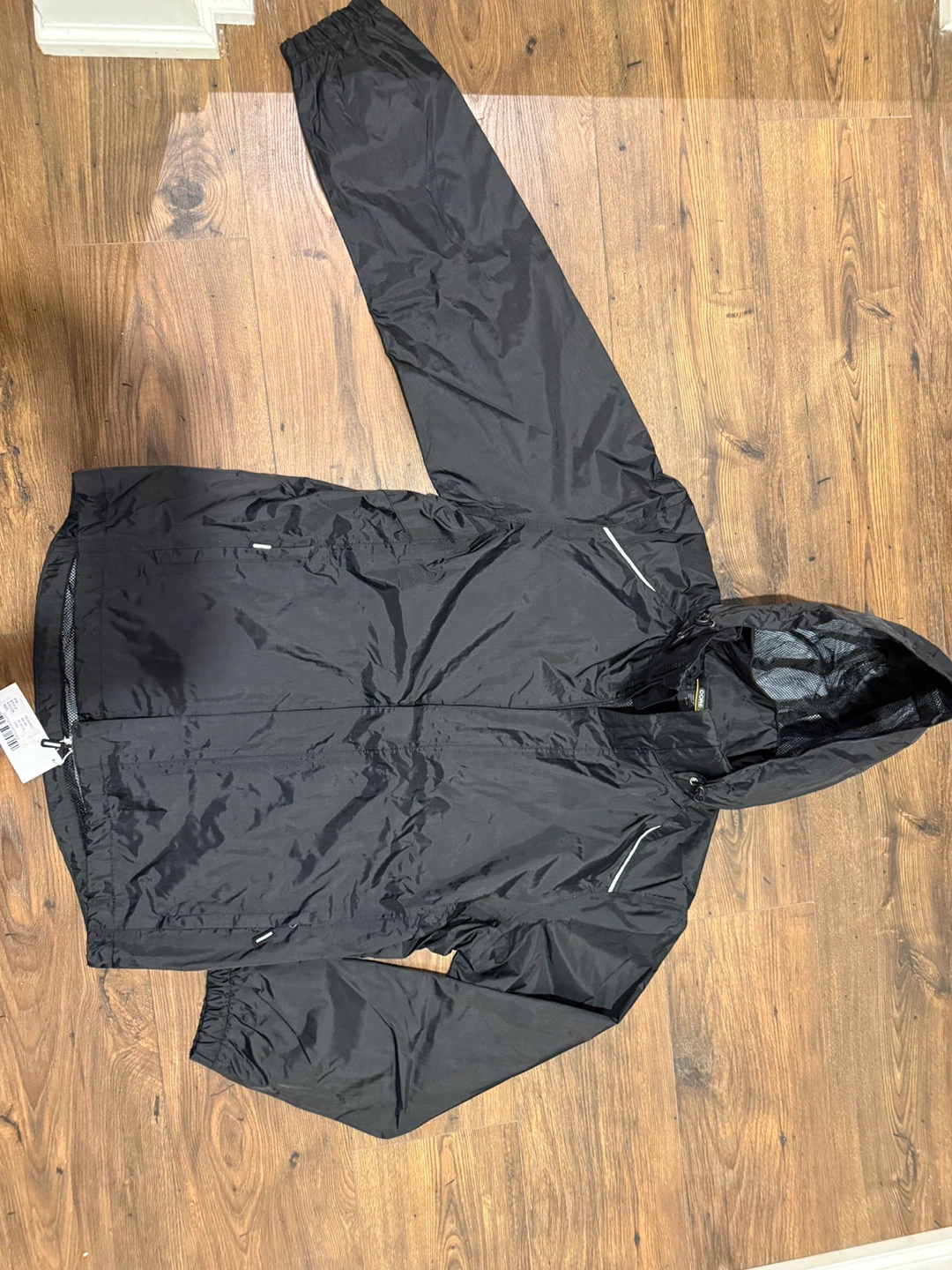 CORE 365 Black Lightweight Hooded Jacket