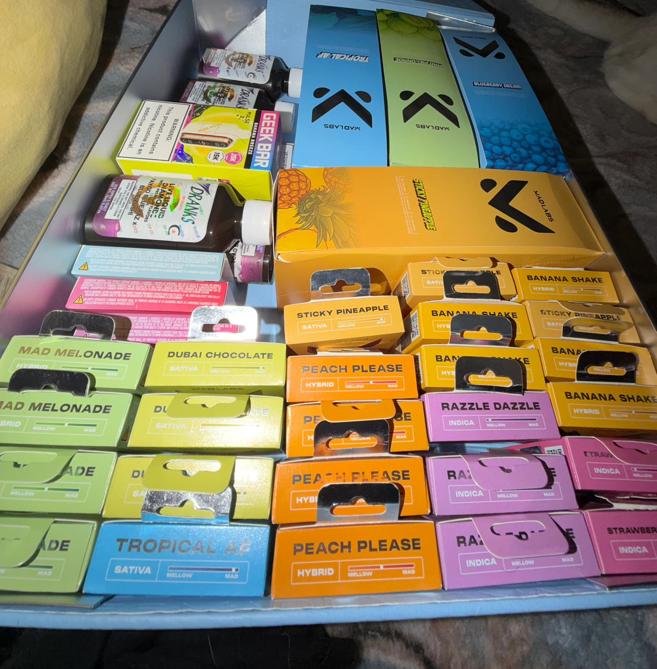 Selling mad Labs and Geek bars