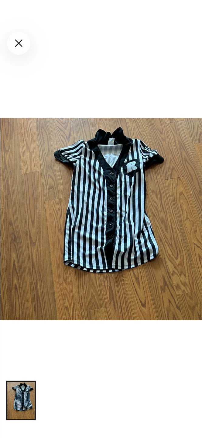 Black and White Referee Jersey