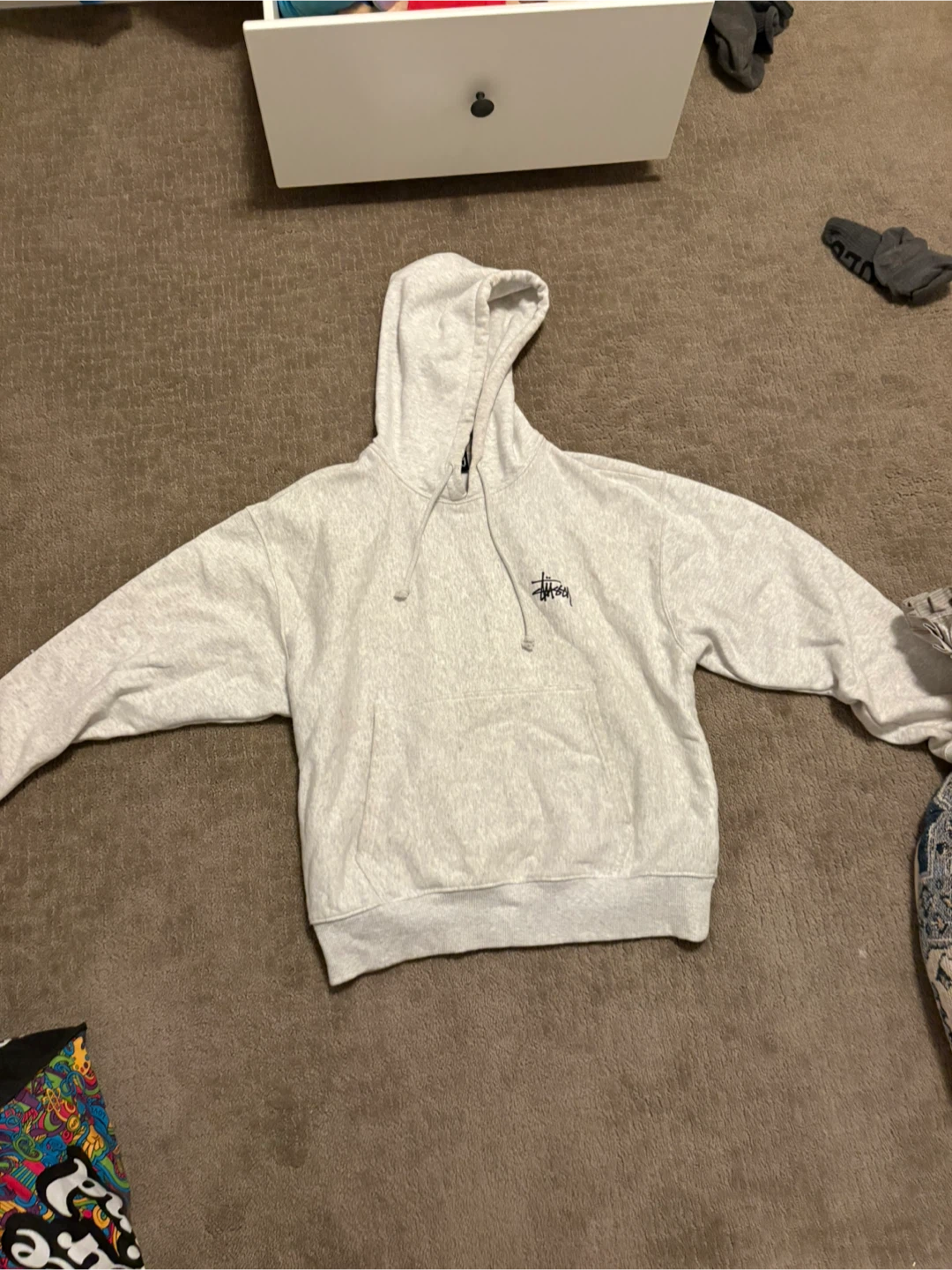 Grey Stüssy Hoodie - photo 2