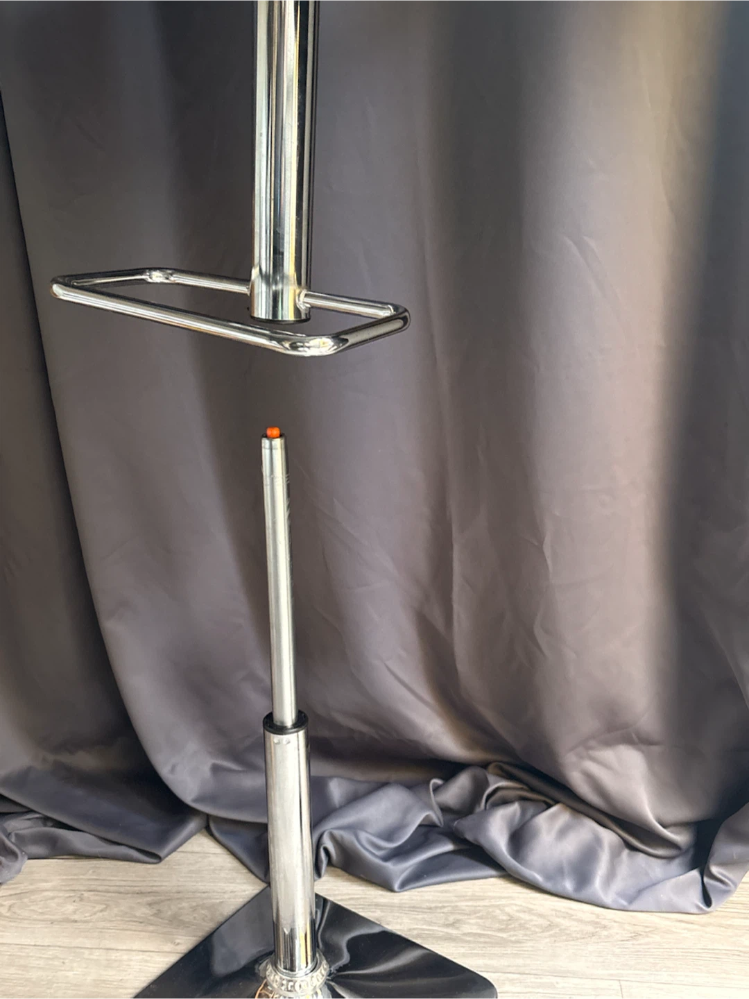 White Adjustable Bar Stool - photo 5