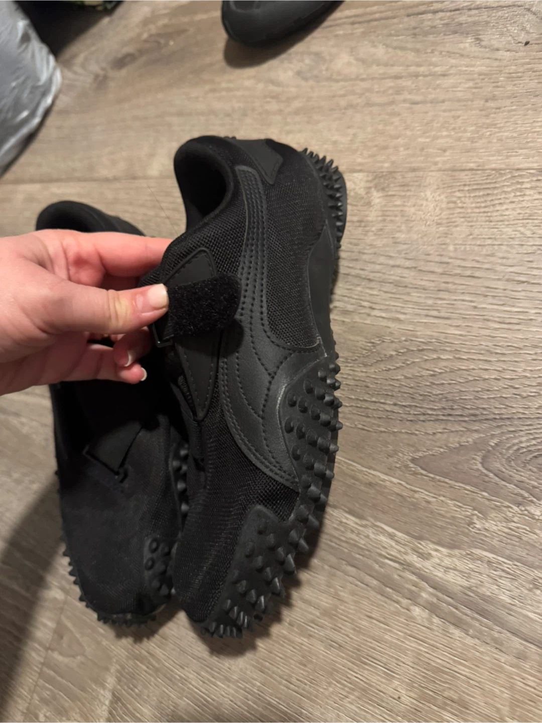 Puma Black Spiked Sneakers - photo 2