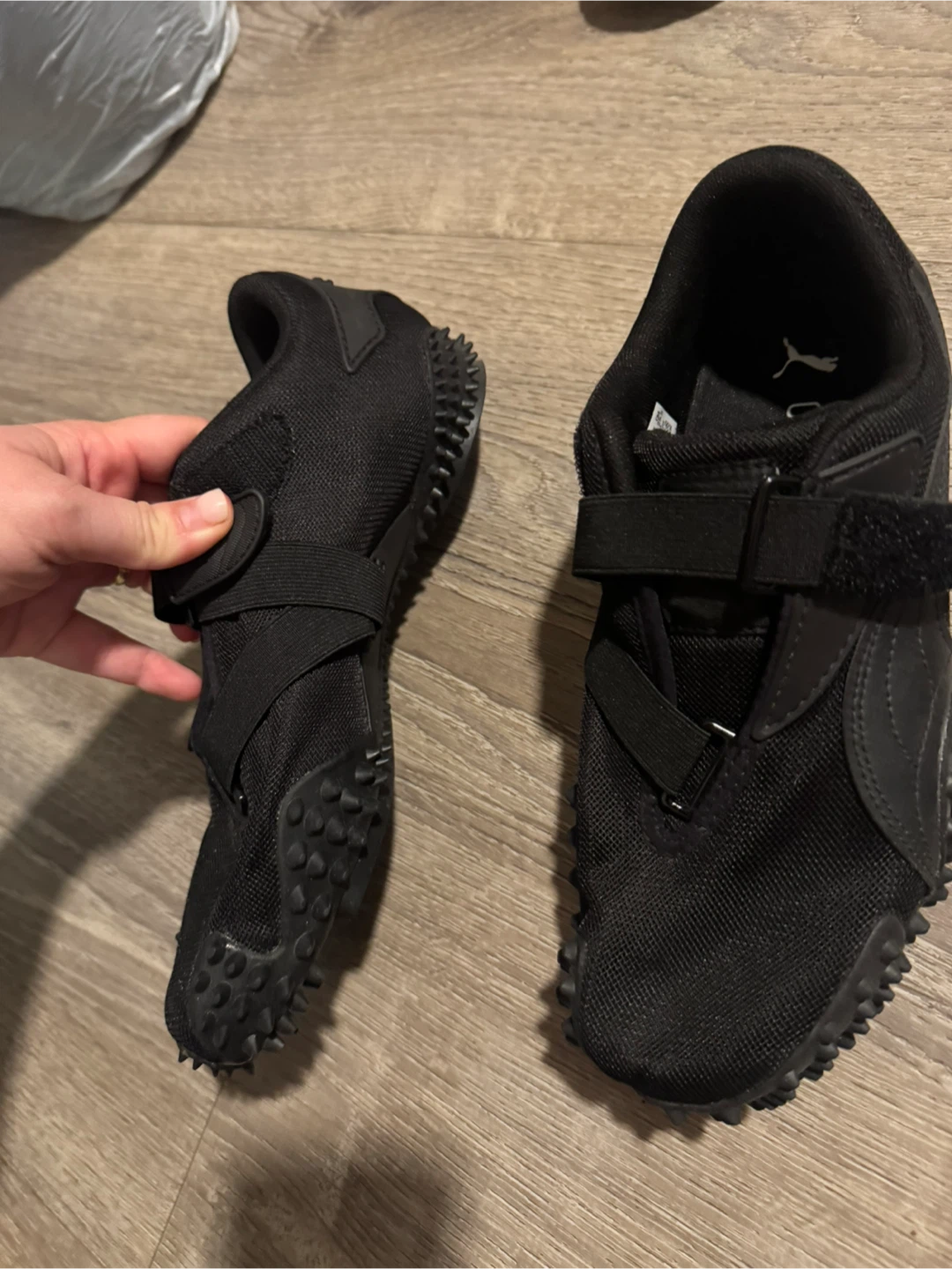Puma Black Spiked Sneakers - photo 3
