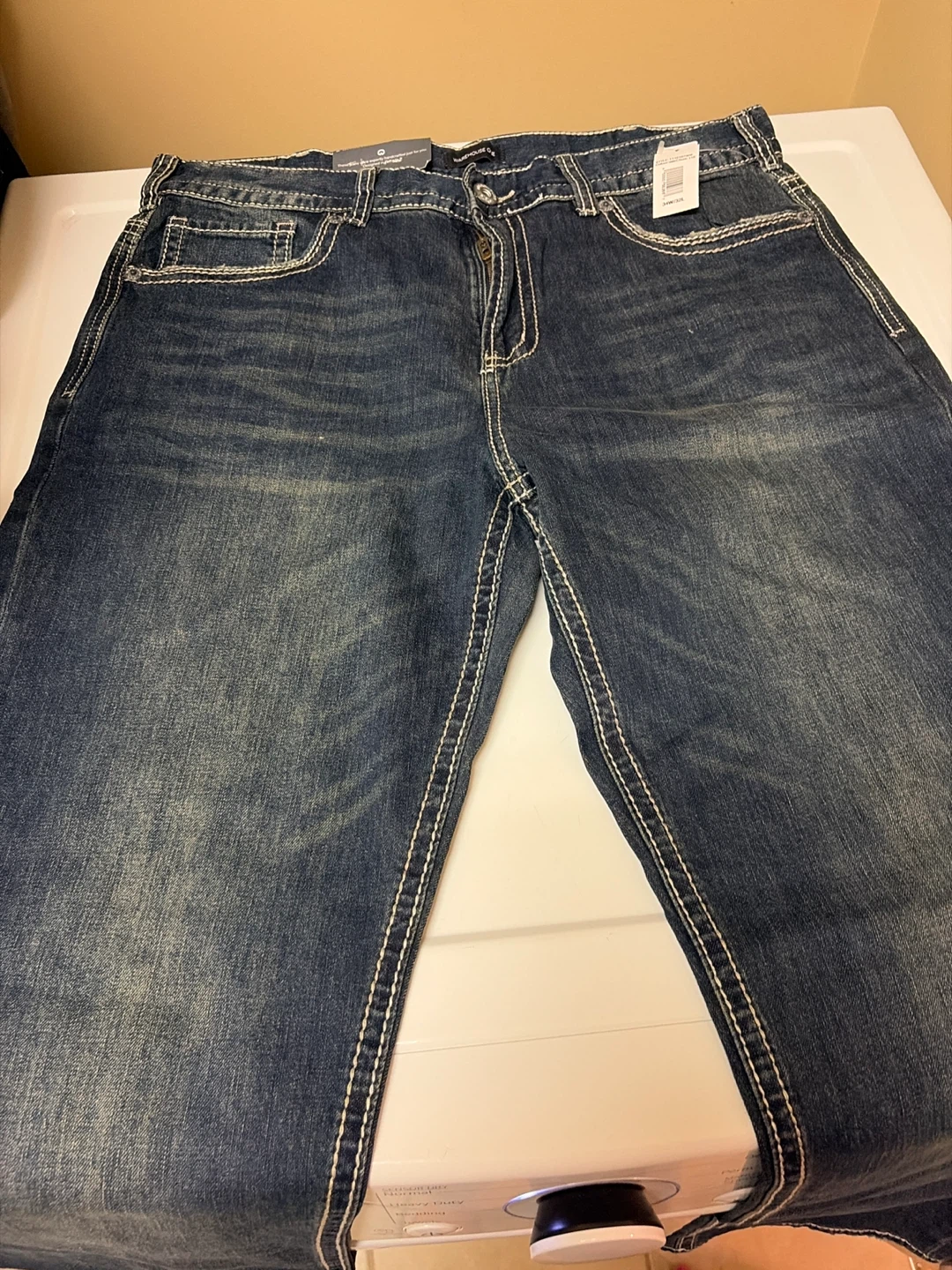 Warehouse One Relaxed Straight Jeans