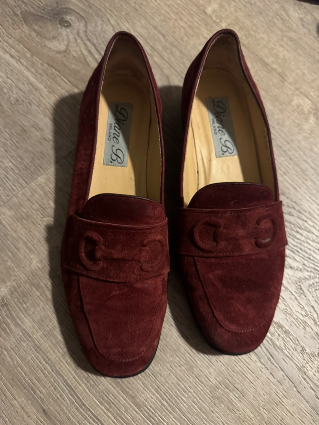 Diane B. Milano Suede Loafers