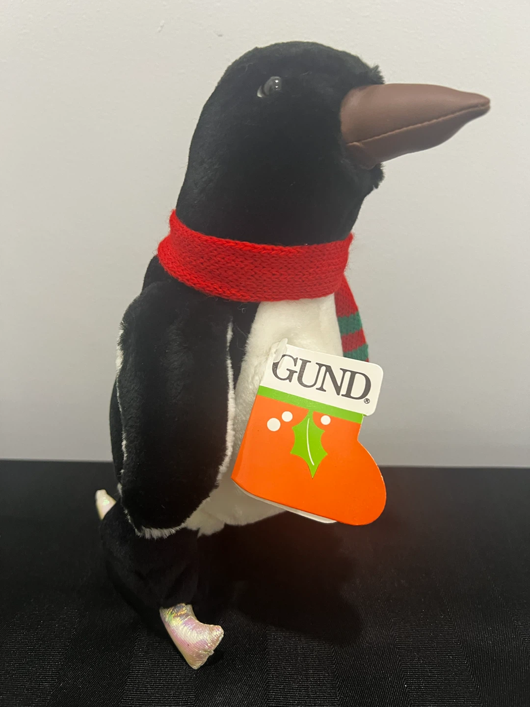 Vintage 1989 Gund Tinsel-Toes Penguin Plush - photo 2