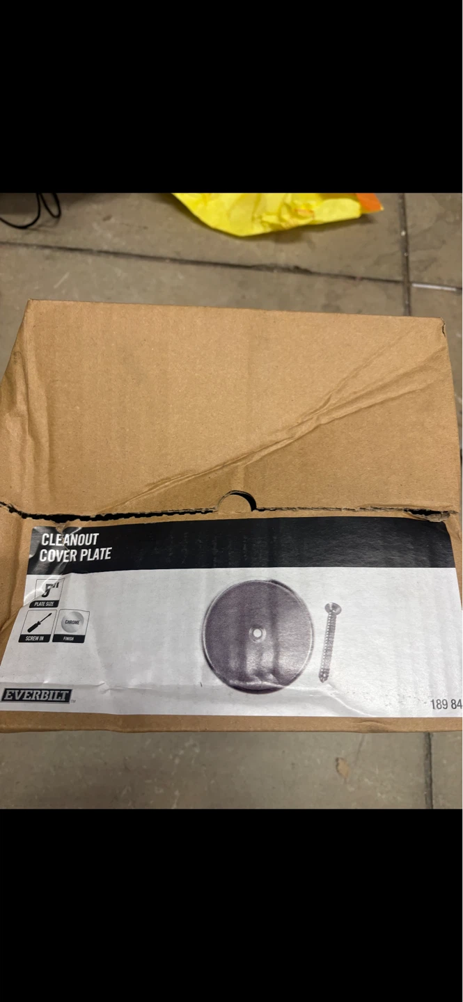 Everbilt 5 inch Cleanout Cover Plate