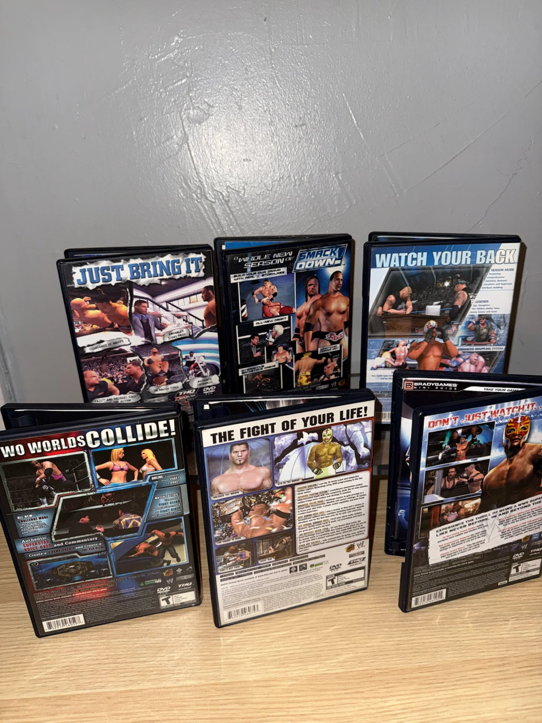 Set of 6 WWE PlayStation 2 Games - photo 4