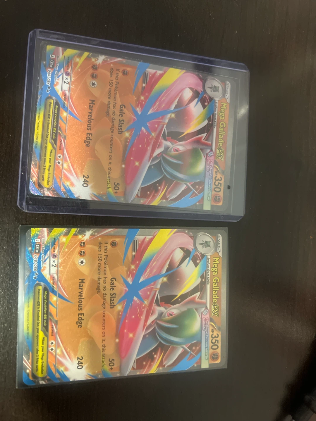 2 Mega Gallade EX Pokemon Trading Cards