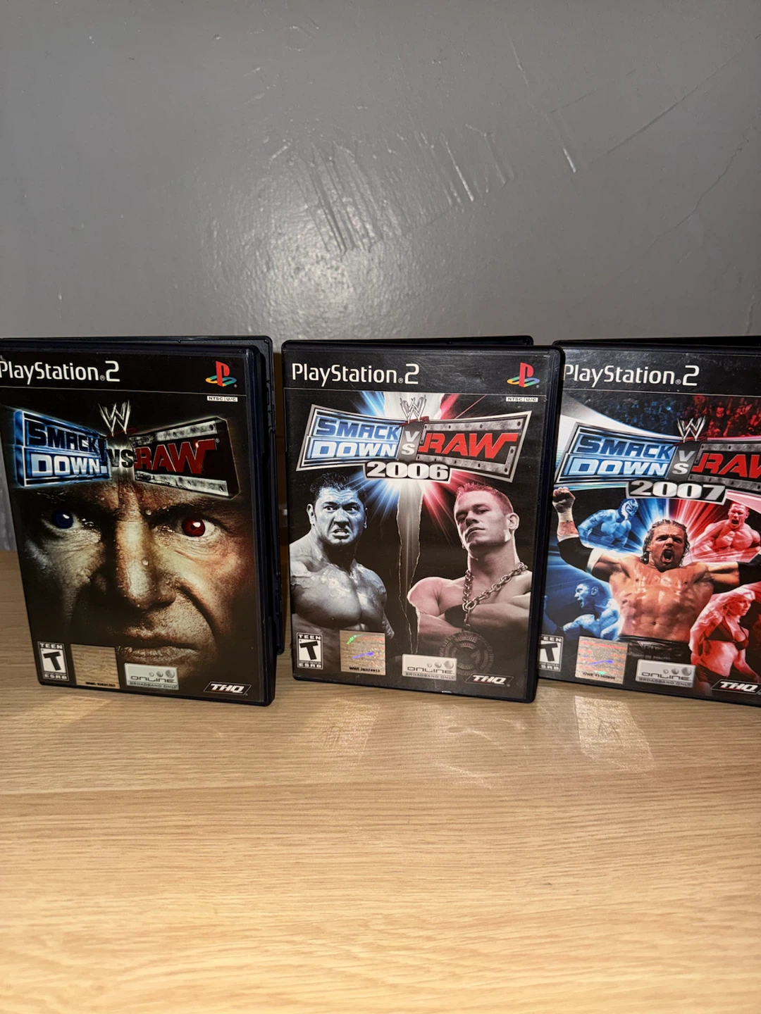 3 WWE SmackDown vs. Raw PS2 Games