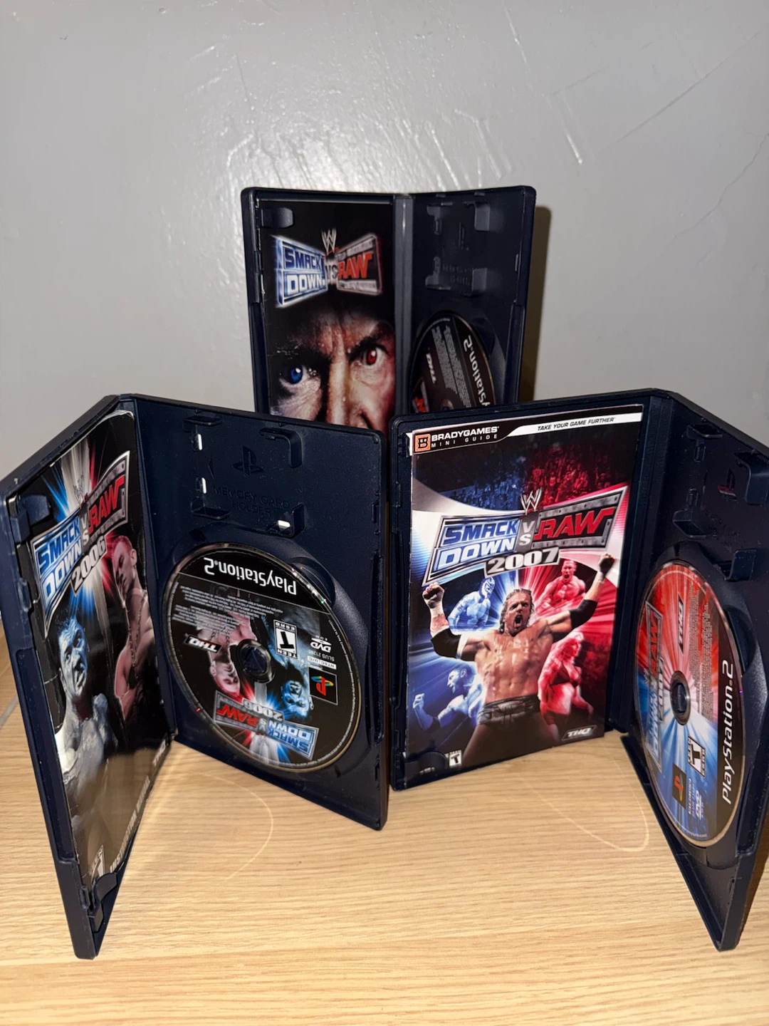 3 WWE SmackDown vs. Raw PS2 Games - photo 2