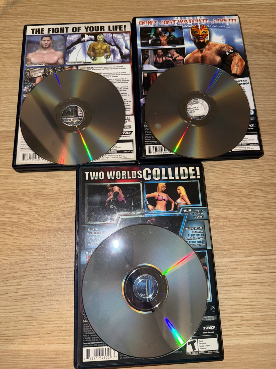 3 WWE SmackDown vs. Raw PS2 Games - photo 3