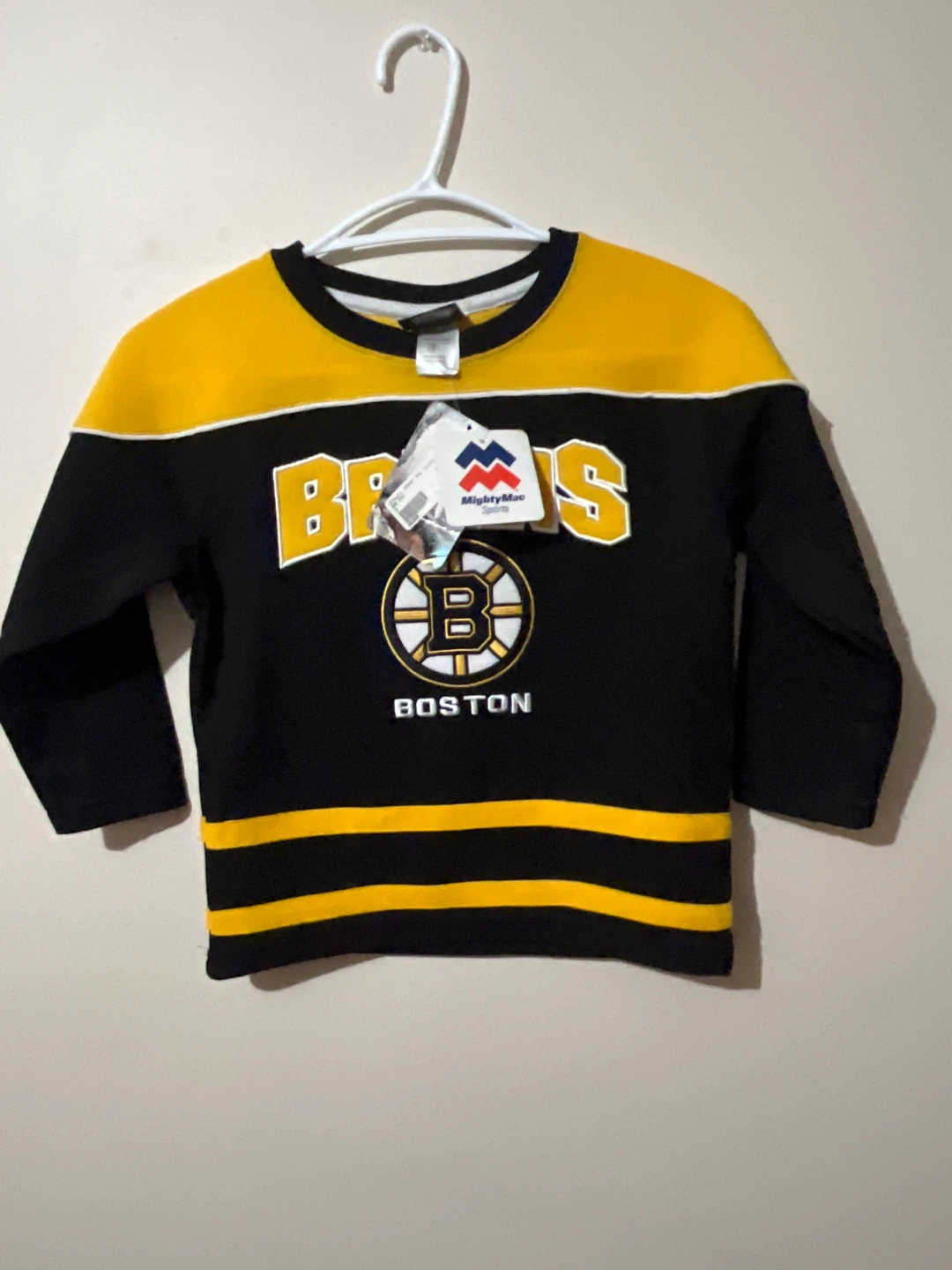 🔥 Rare Vintage Boston Bruins Kids Jersey - Size 5 Brand New 🔥 - photo 5