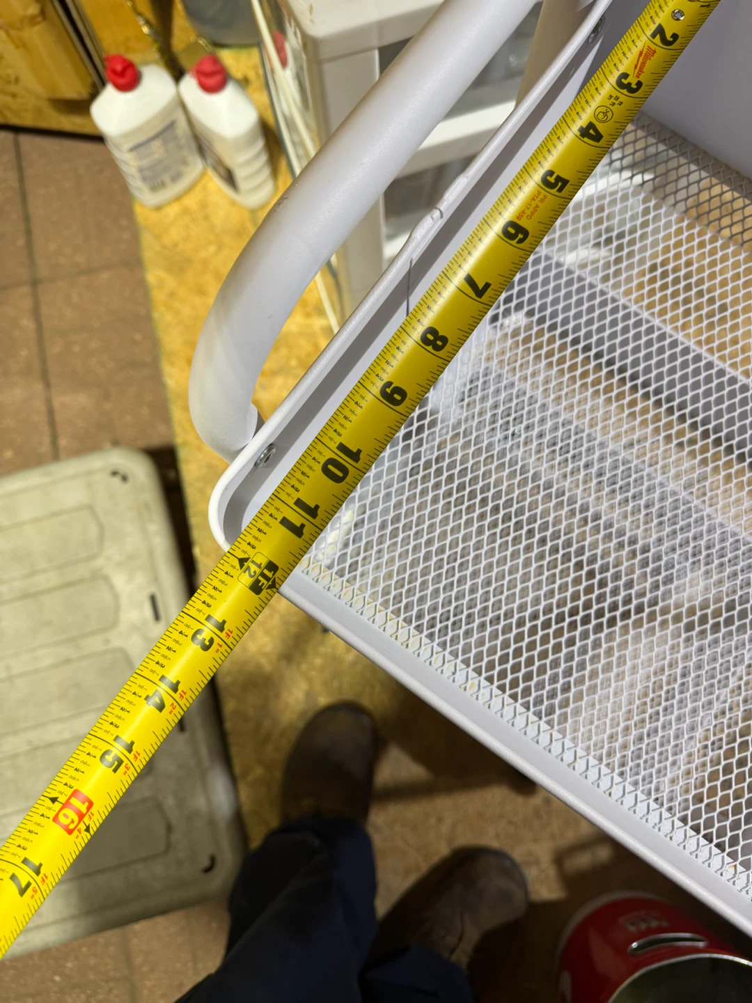 Three-Tier Rolling Utility Cart White - photo 4