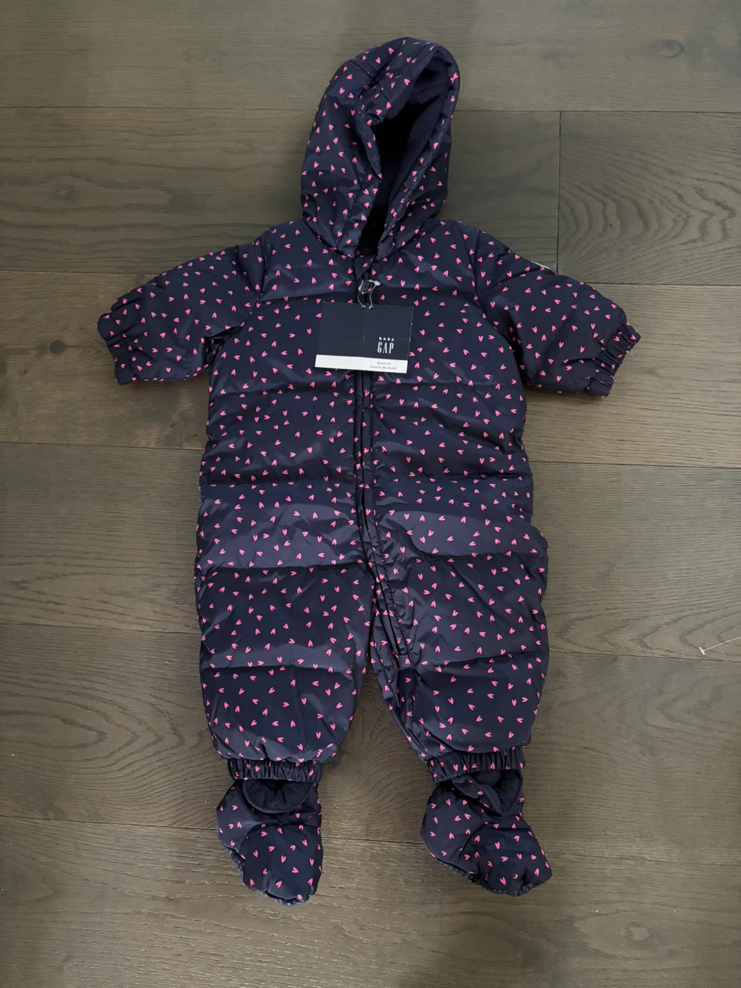 Baby gap down filled snowsuit 0-6M NWT ret $139