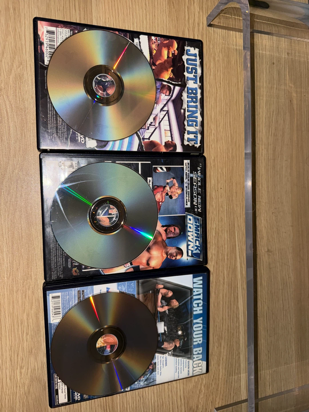 Set of 3 WWE SmackDown PlayStation 2 Games - photo 3