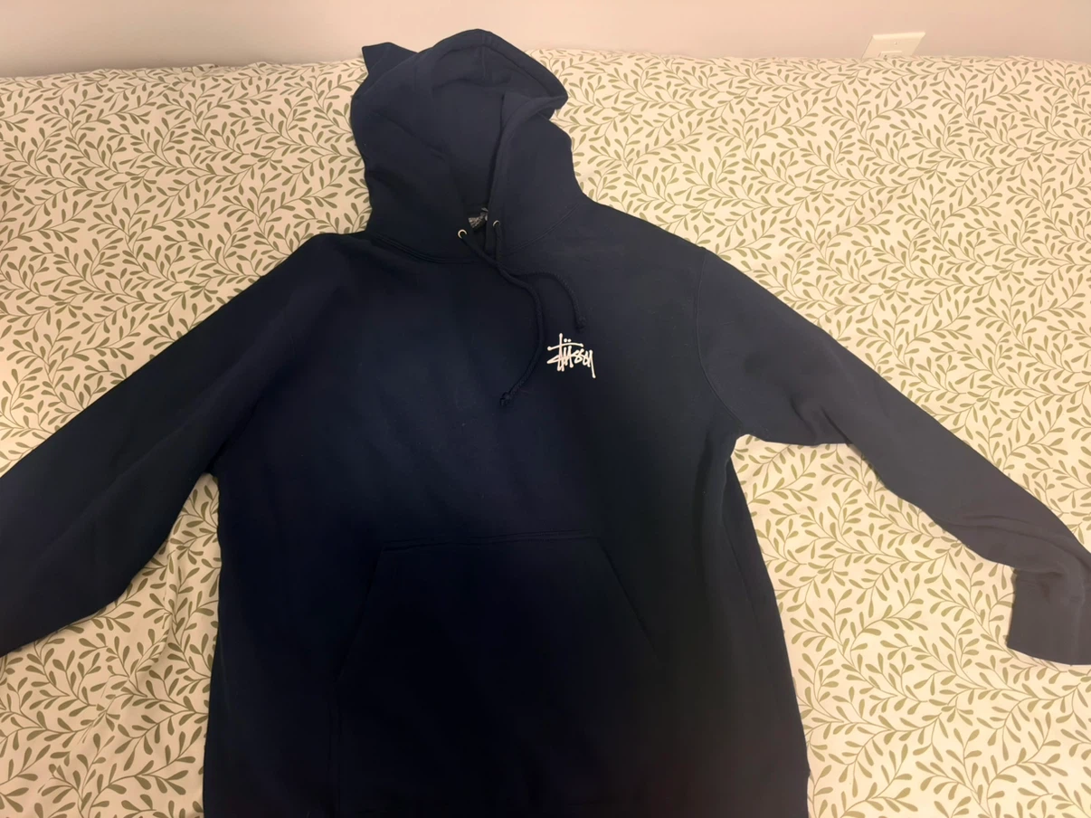 Stussy Navy Blue Hoodie