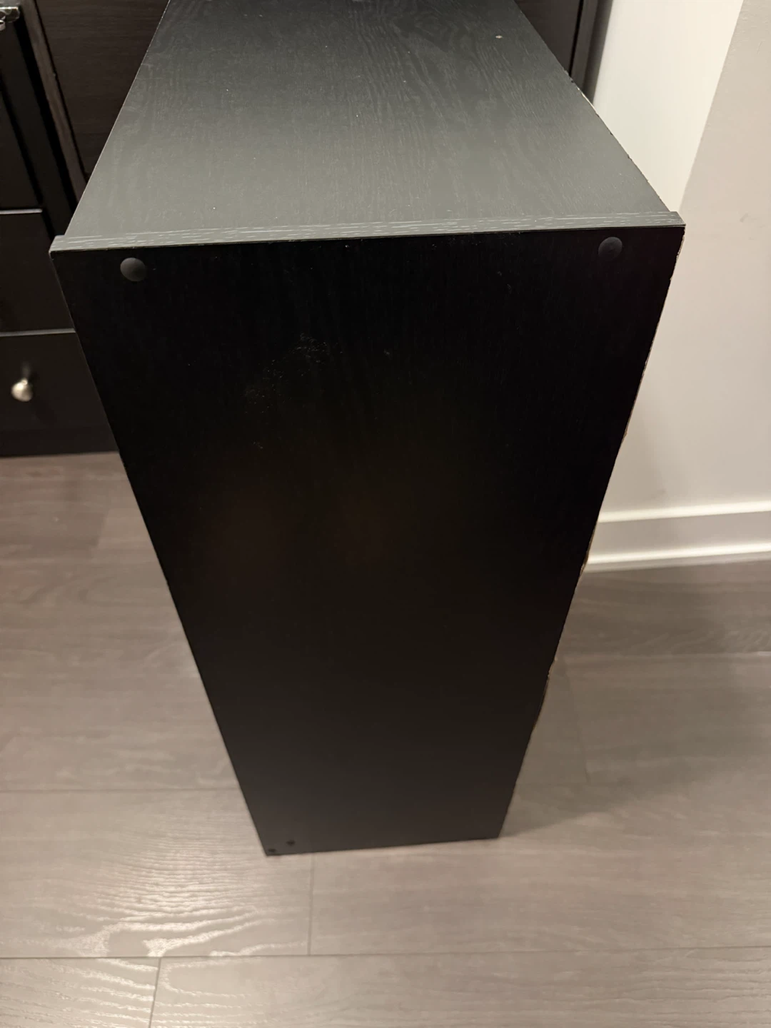 Black 3-Shelf Bookcase - photo 5