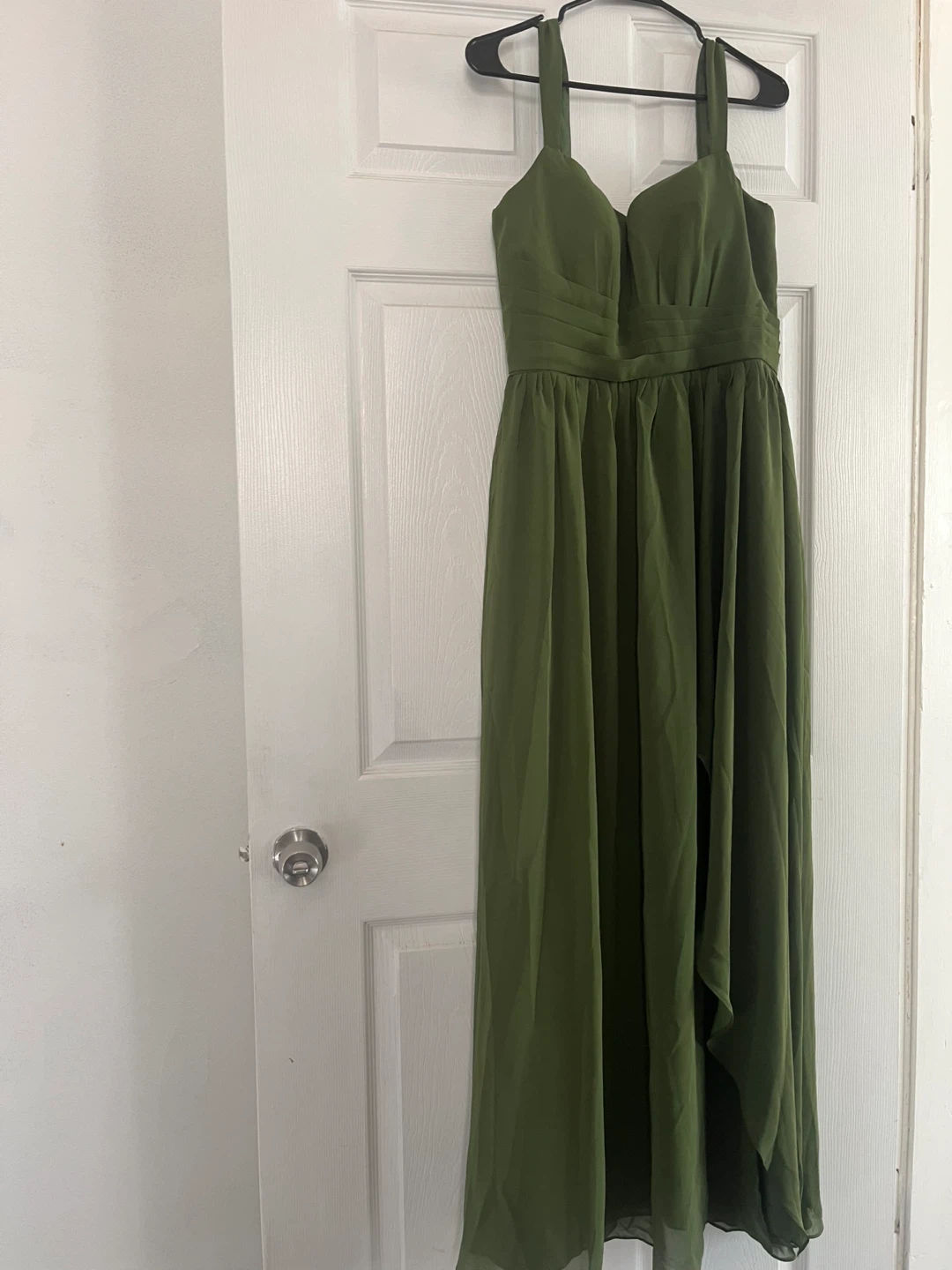 Olive Green Formal Dress