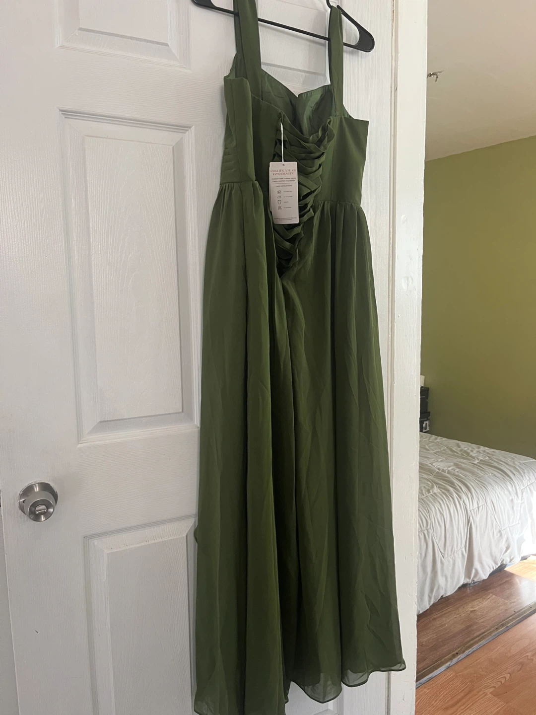 Olive Green Formal Dress - photo 2