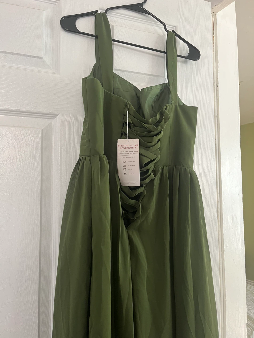 Olive Green Formal Dress - photo 3