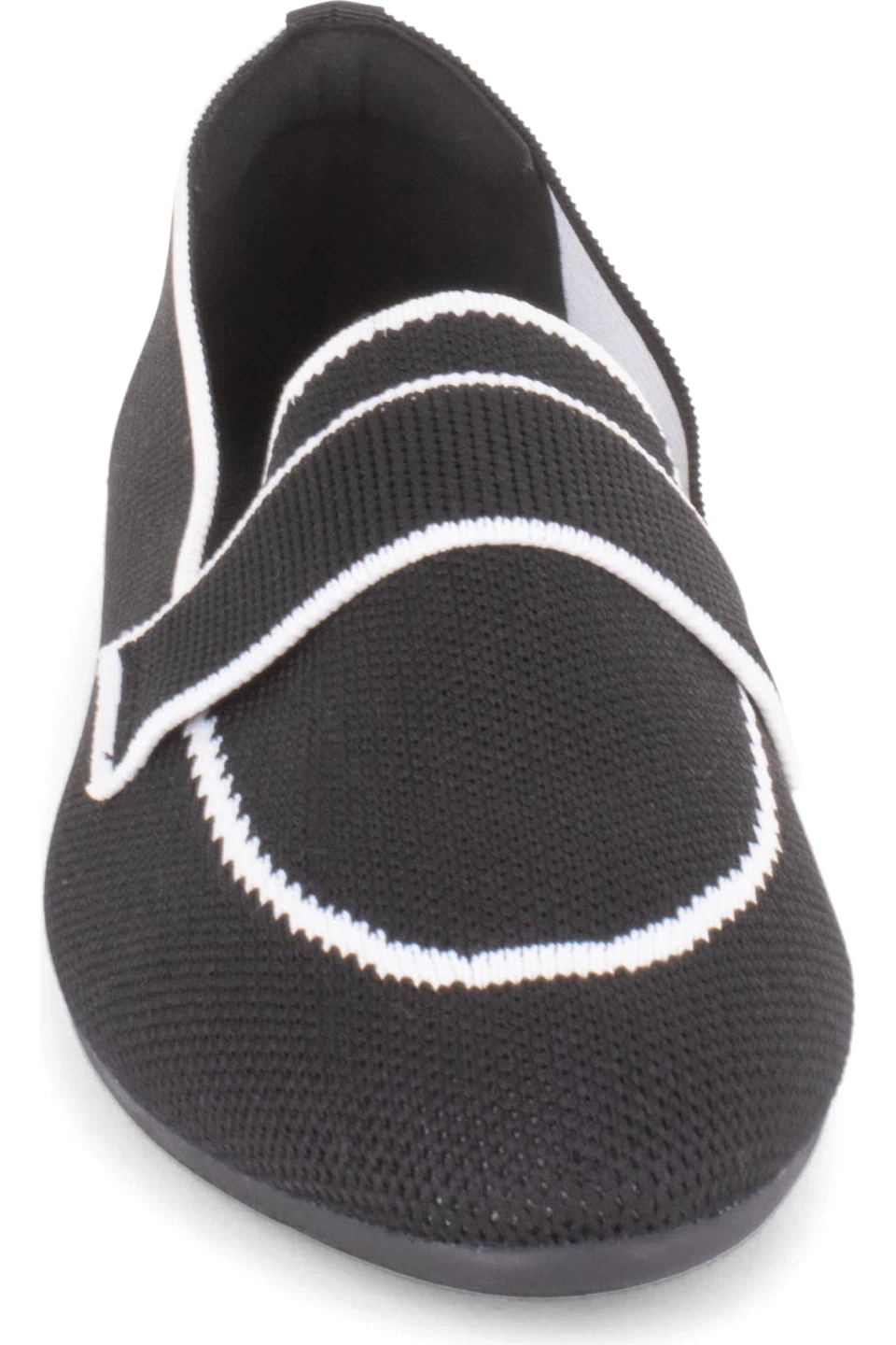 Tahari black and white knit loafers - photo 2
