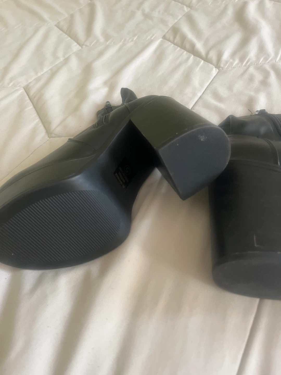 Black Platform Ankle Boots