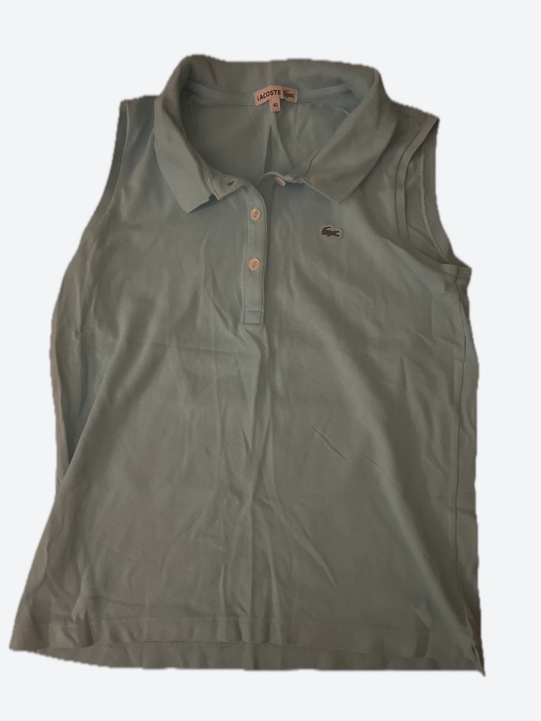 Lacoste Turquoise Tank Top