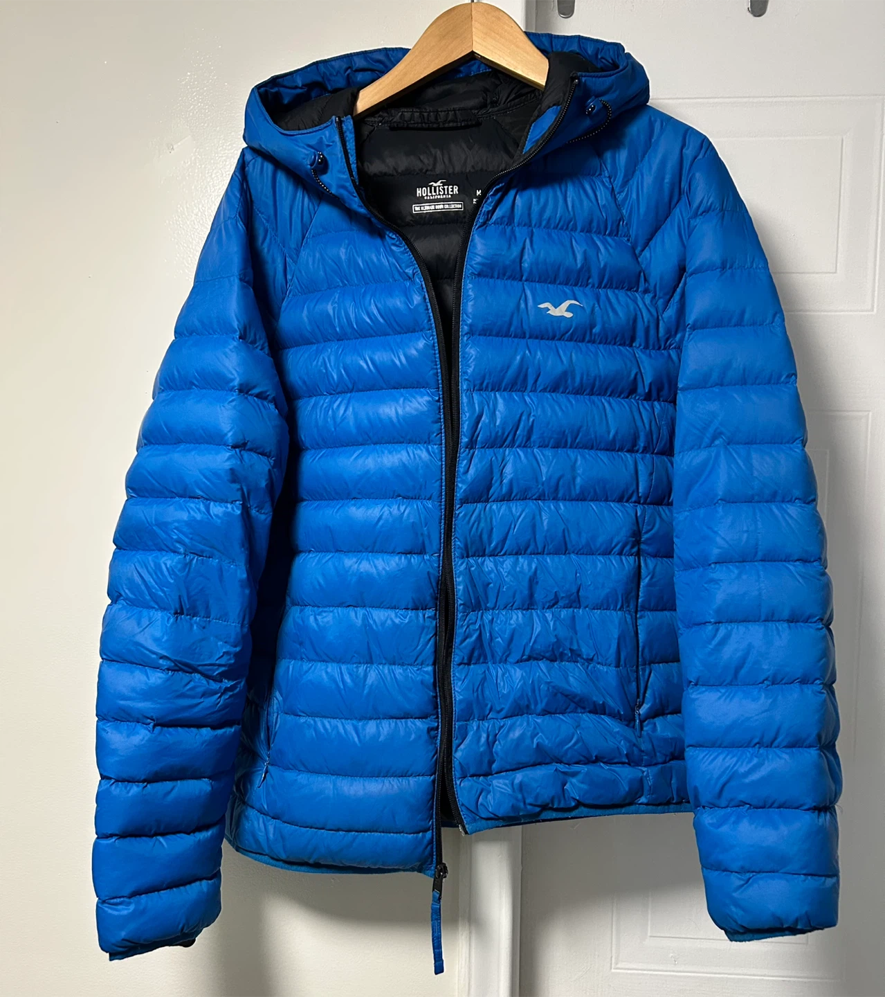 Hollister Blue Down Jacket