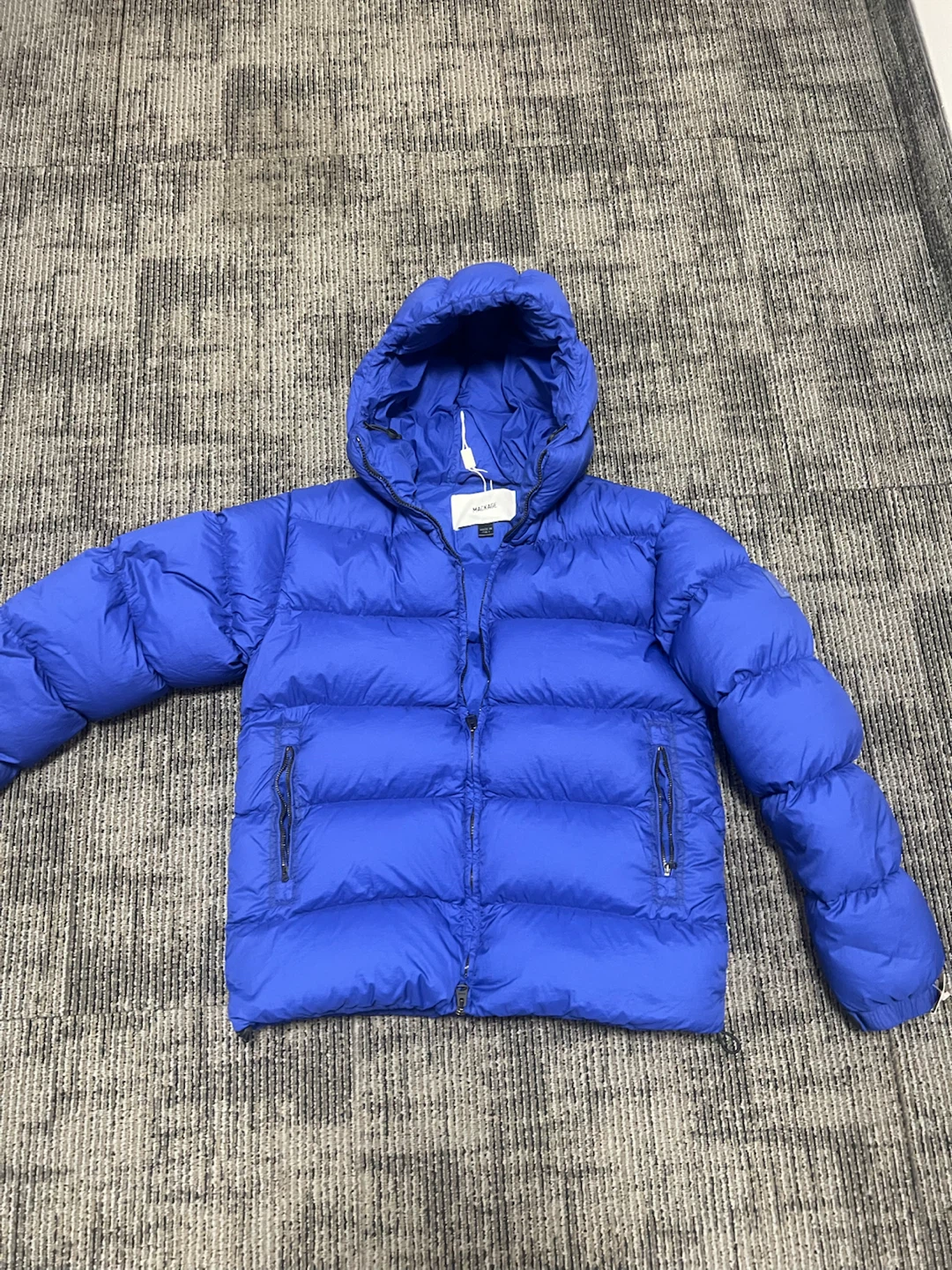 Mackage Blue Down Puffer Jacket