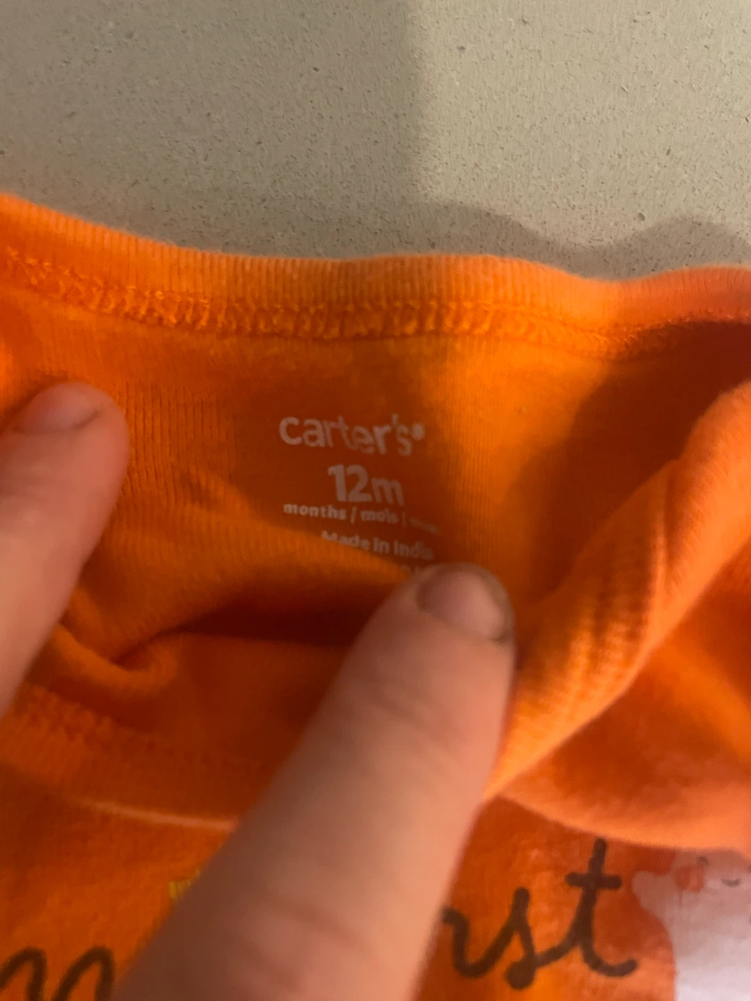 Carter's My First Halloween Onesie - 12m - photo 2